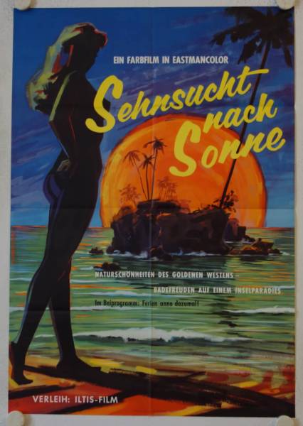 Sehnsucht nach Sonne originales deutsches Filmplakat